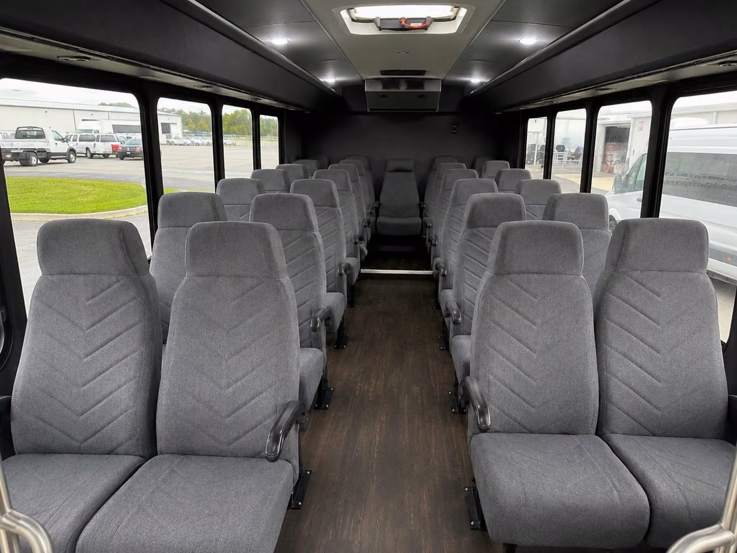 15 passenger minibus inside