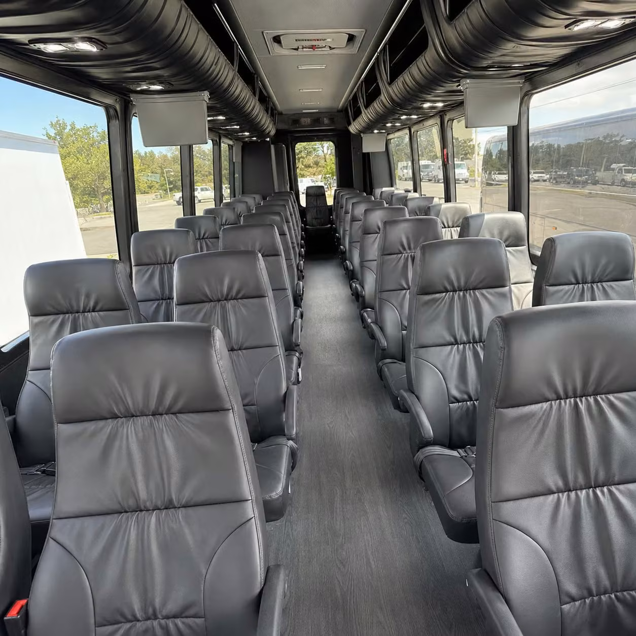 28 passenger minibus inside