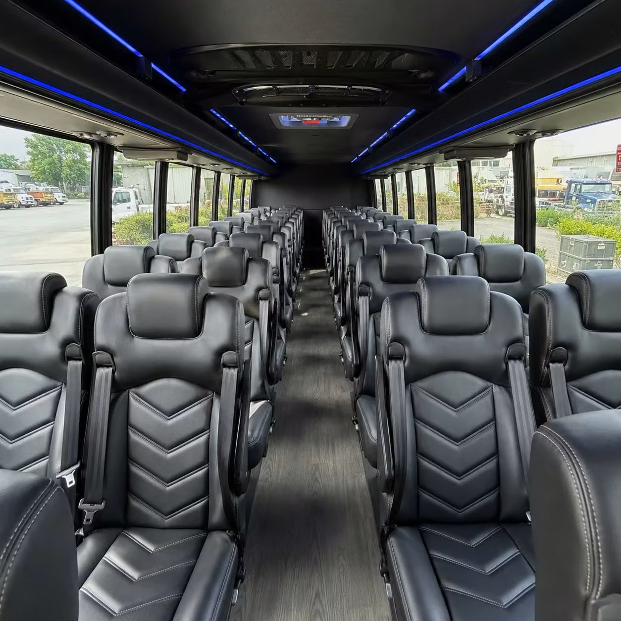 30 passenger minibus inside