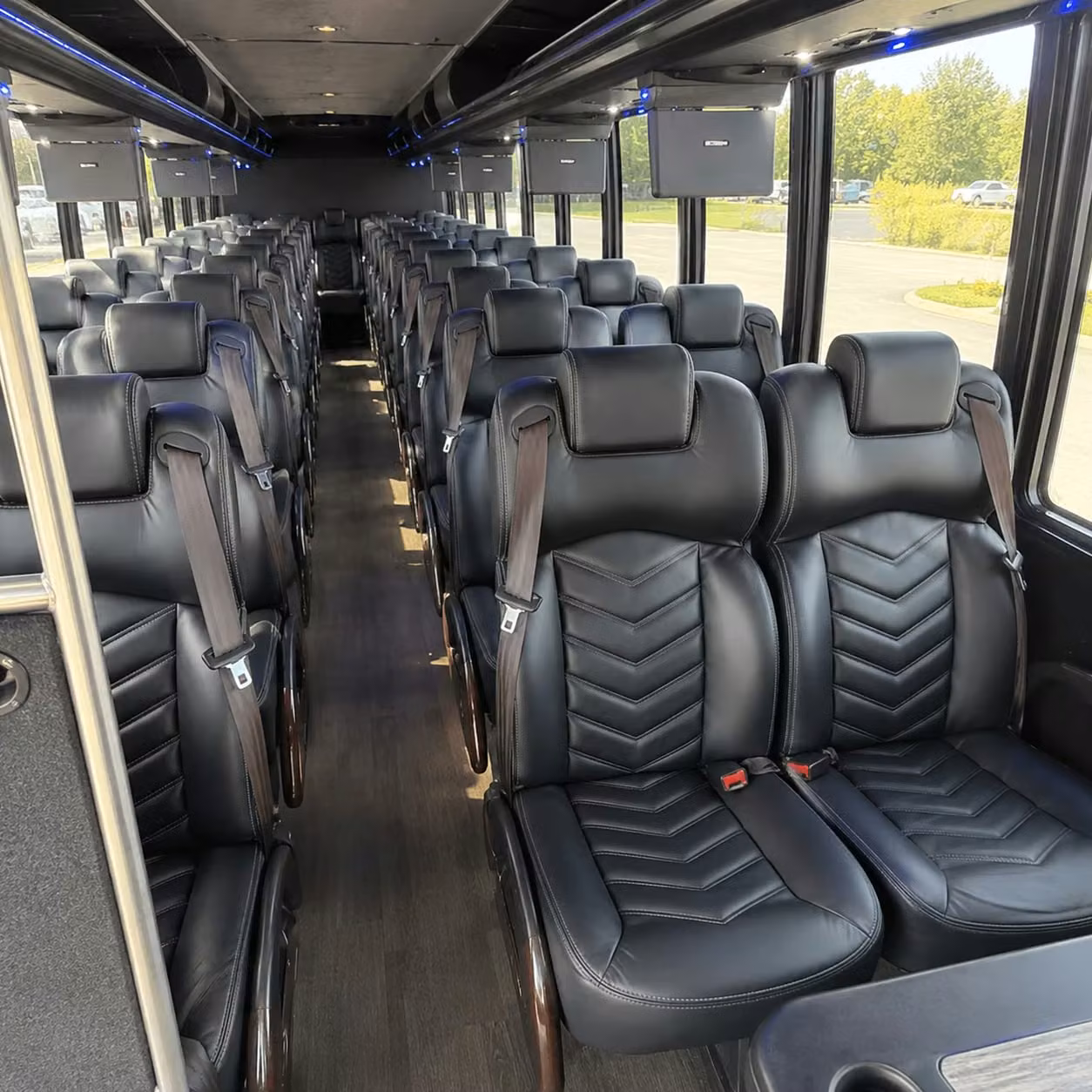 35 passenger minibus interior