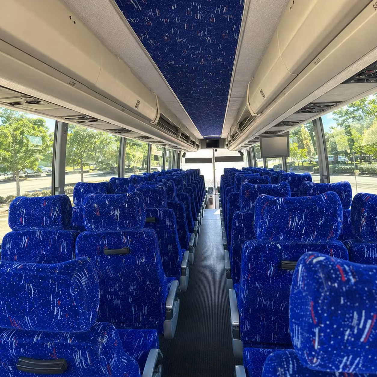 jackson charter bus interior