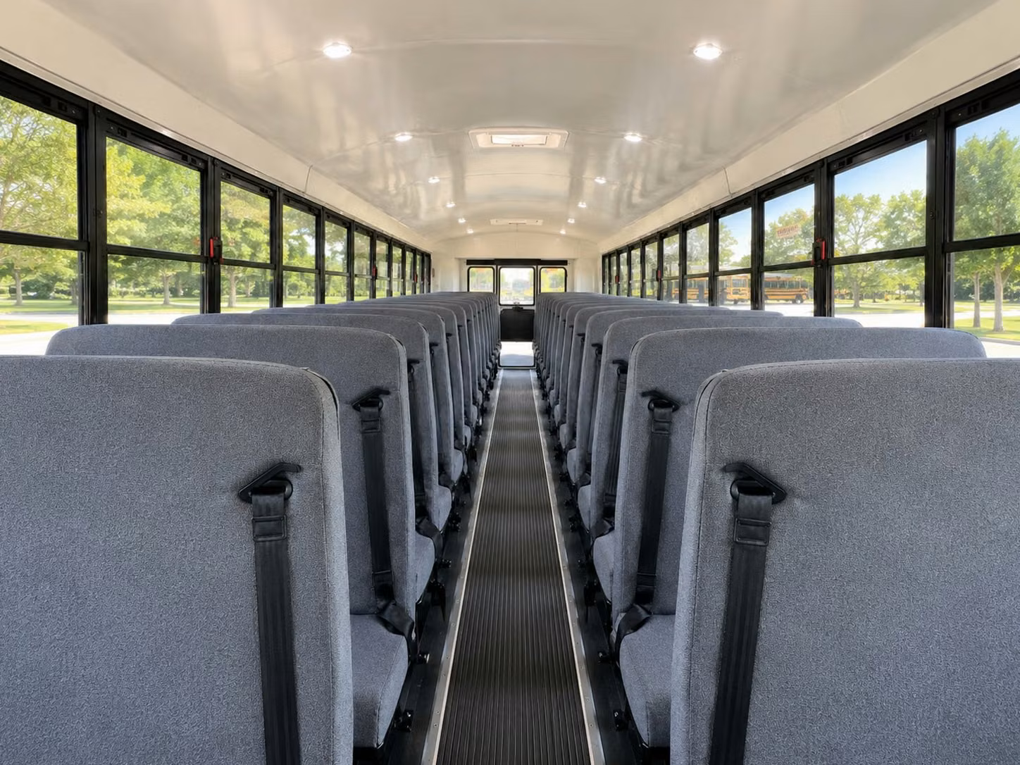 school bus interior