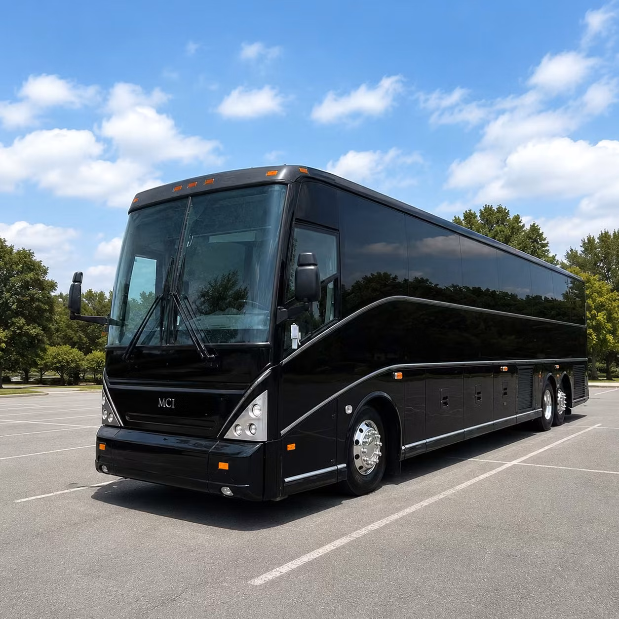 shuttle buses for jackson weddings and receptions